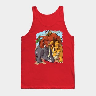 Cretaceous Crack Down! Tank Top